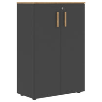 EXECUTIVE LOW HEIGHT CABINET, MADE IN E1 LAMINATE CHIPBOARD, WITH WOODEN SWING DOORS by Treejar | Souqify