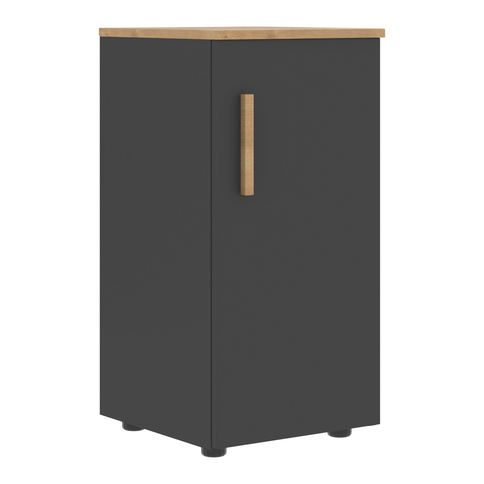 EXECUTIVE LOW HEIGHT CABINET WITH SWING DOOR, MADE IN E1 LAMINATE CHIPBOARD by Treejar | Souqify