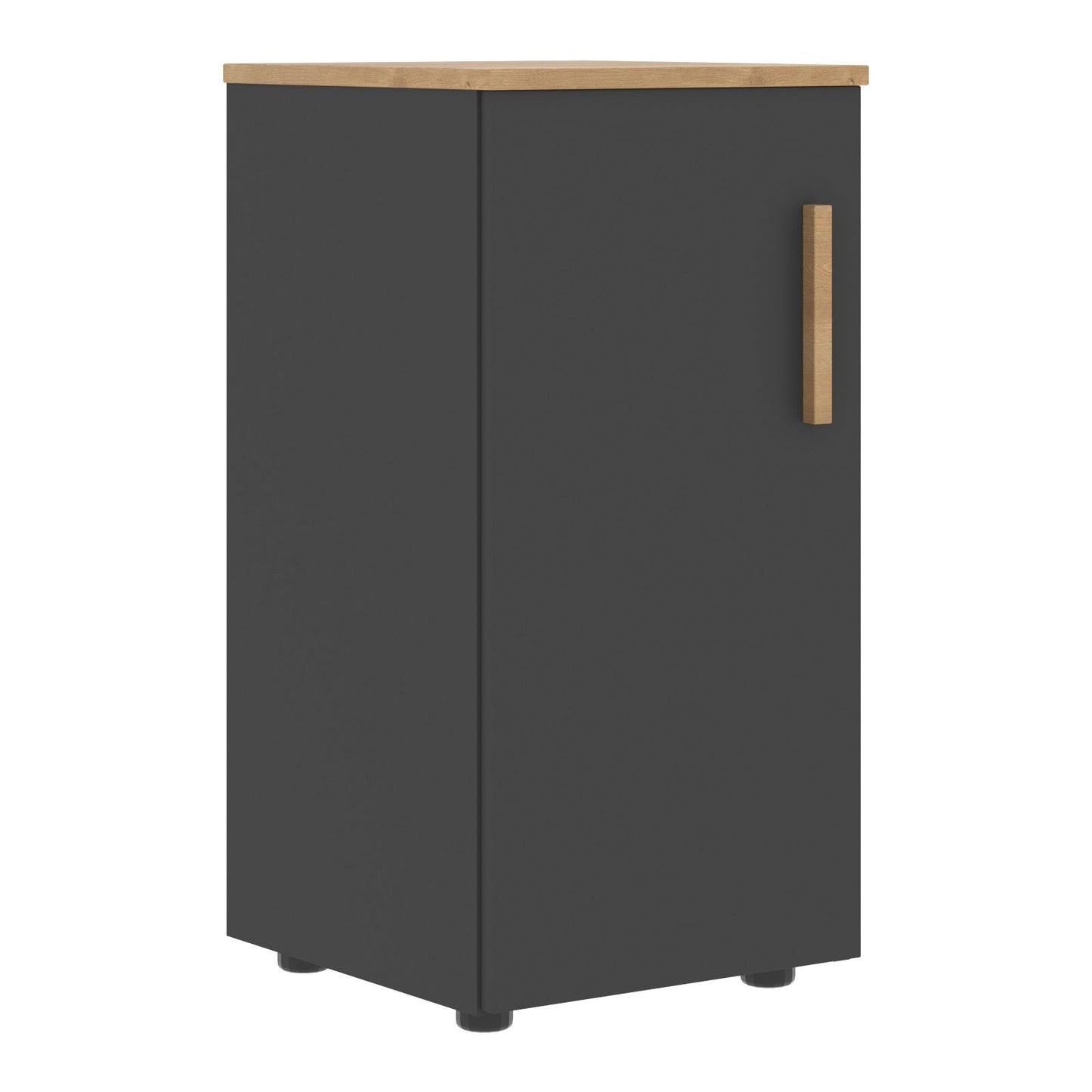 EXECUTIVE LOW HEIGHT CABINET WITH SWING DOOR, MADE IN E1 LAMINATE CHIPBOARD by Treejar | Souqify