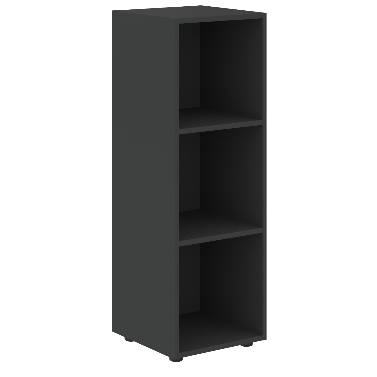 EXECUTIVE MEDIUM HEIGHT CABINET WITH OPEN SHELVES, MADE IN E1 LAMINATE CHIPBOARD by Treejar | Souqify