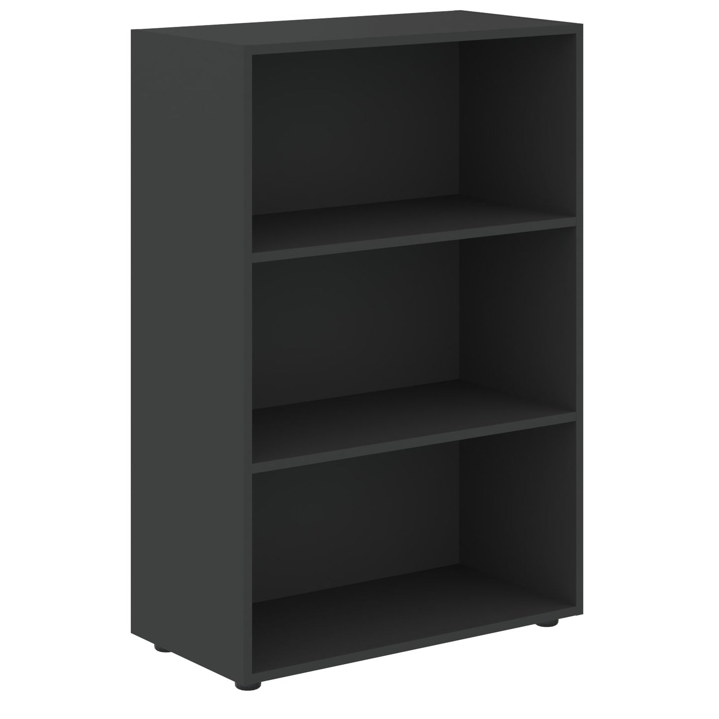 EXECUTIVE MEDIUM HEIGHT CABINET WITH OPEN SHELVES, MADE IN E1 LAMINATE CHIPBOARD by Treejar | Souqify