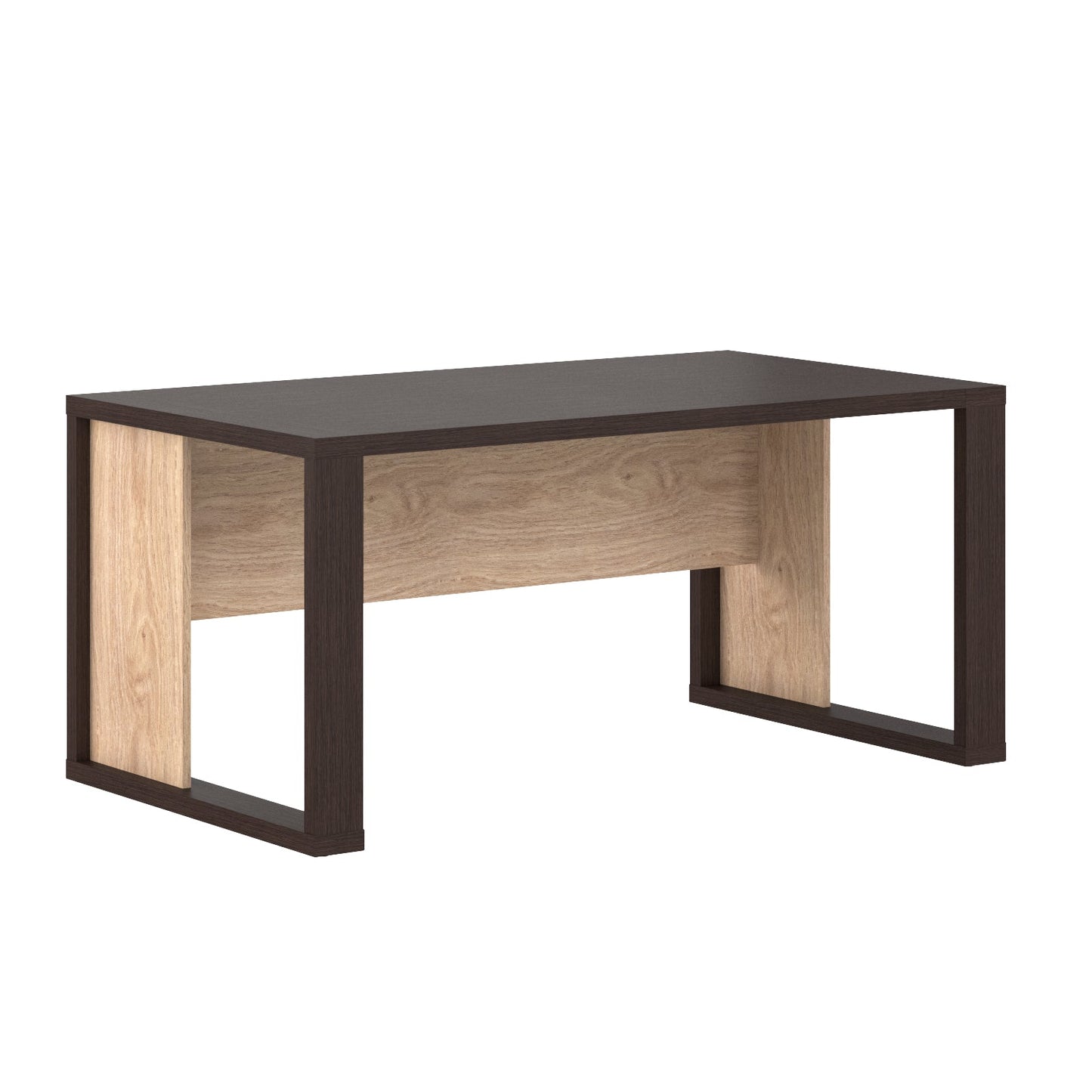 EXECUTIVE RECTANGULAR SHAPE DESK MADE IN 38MM TOP E1 LAMINATE CHIPBOARD, WITH MODESTY PANEL by Treejar | Souqify