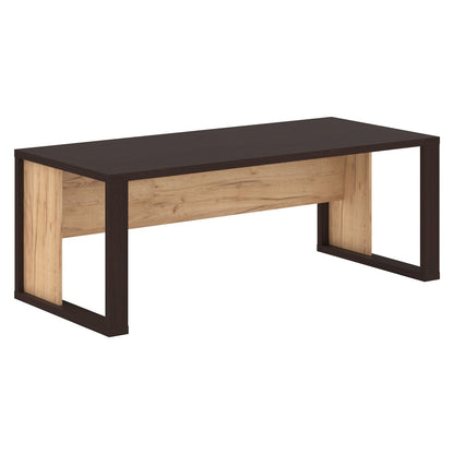 EXECUTIVE RECTANGULAR SHAPE DESK MADE IN 38MM TOP E1 LAMINATE CHIPBOARD, WITH MODESTY PANEL by Treejar | Souqify