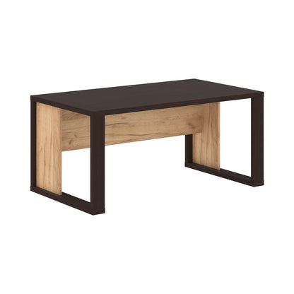 EXECUTIVE RECTANGULAR SHAPE DESK MADE IN 38MM TOP E1 LAMINATE CHIPBOARD, WITH MODESTY PANEL by Treejar | Souqify