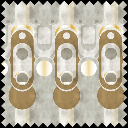Fabric Le Veque Tower Gold by Vladila | Souqify