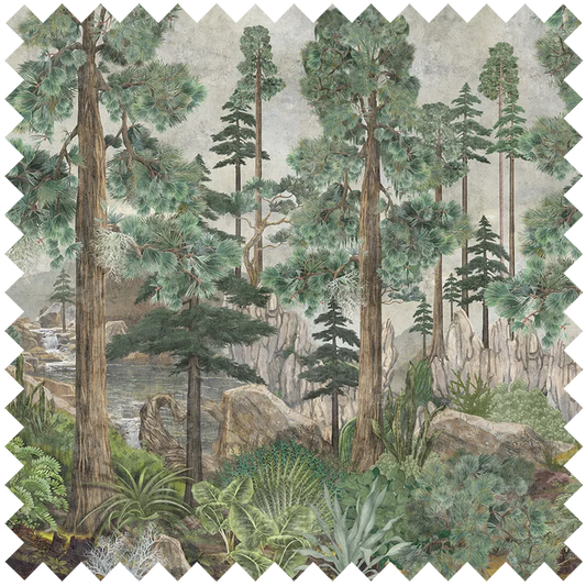 Fabric Taiga Vert by Vladila | Souqify