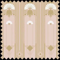 Fabric The Delano (Golden Rose) by Vladila | Souqify