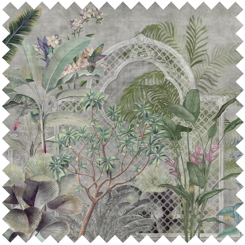 Fabric Verdant mosaic by Vladila | Souqify