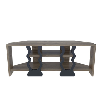 Firal TV UNITESI - Walnut AND Black COLOUR by DECOROTIKA | Souqify