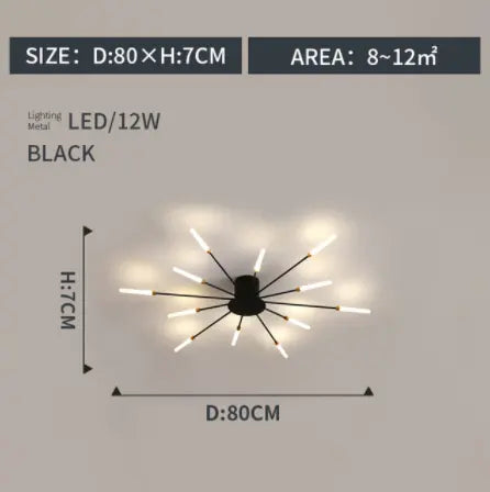 fireworks led Ceiling Lamp For Living Room Bedroom Home Modern Led Ceiling Chandelier Lamp Lighting by Zhongsan | Souqify