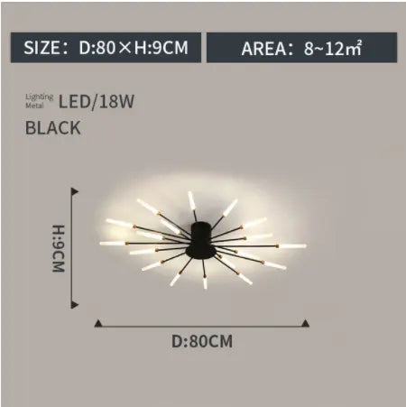 fireworks led Ceiling Lamp For Living Room Bedroom Home Modern Led Ceiling Chandelier Lamp Lighting by Zhongsan | Souqify