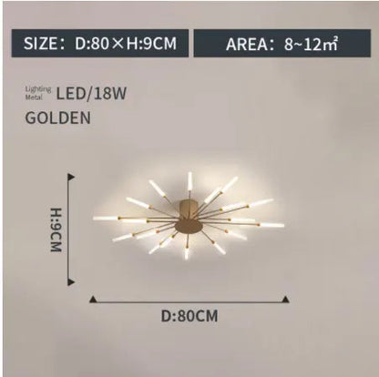 fireworks led Ceiling Lamp For Living Room Bedroom Home Modern Led Ceiling Chandelier Lamp Lighting by Zhongsan | Souqify