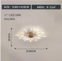 fireworks led Ceiling Lamp For Living Room Bedroom Home Modern Led Ceiling Chandelier Lamp Lighting by Zhongsan | Souqify