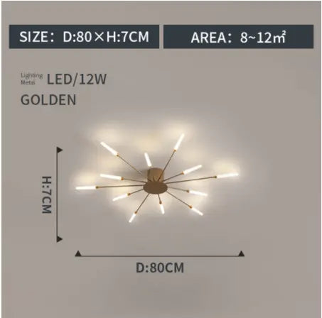 fireworks led Ceiling Lamp For Living Room Bedroom Home Modern Led Ceiling Chandelier Lamp Lighting by Zhongsan | Souqify