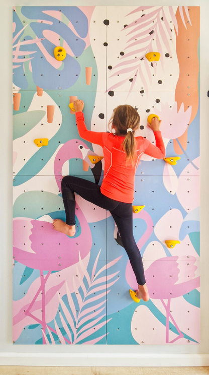 Flamingo Sticker Climbing Wall: Fun and Colorful by Home Decor | Souqify