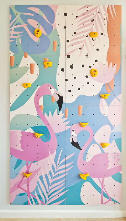 Flamingo Sticker Climbing Wall: Fun and Colorful by Home Decor | Souqify