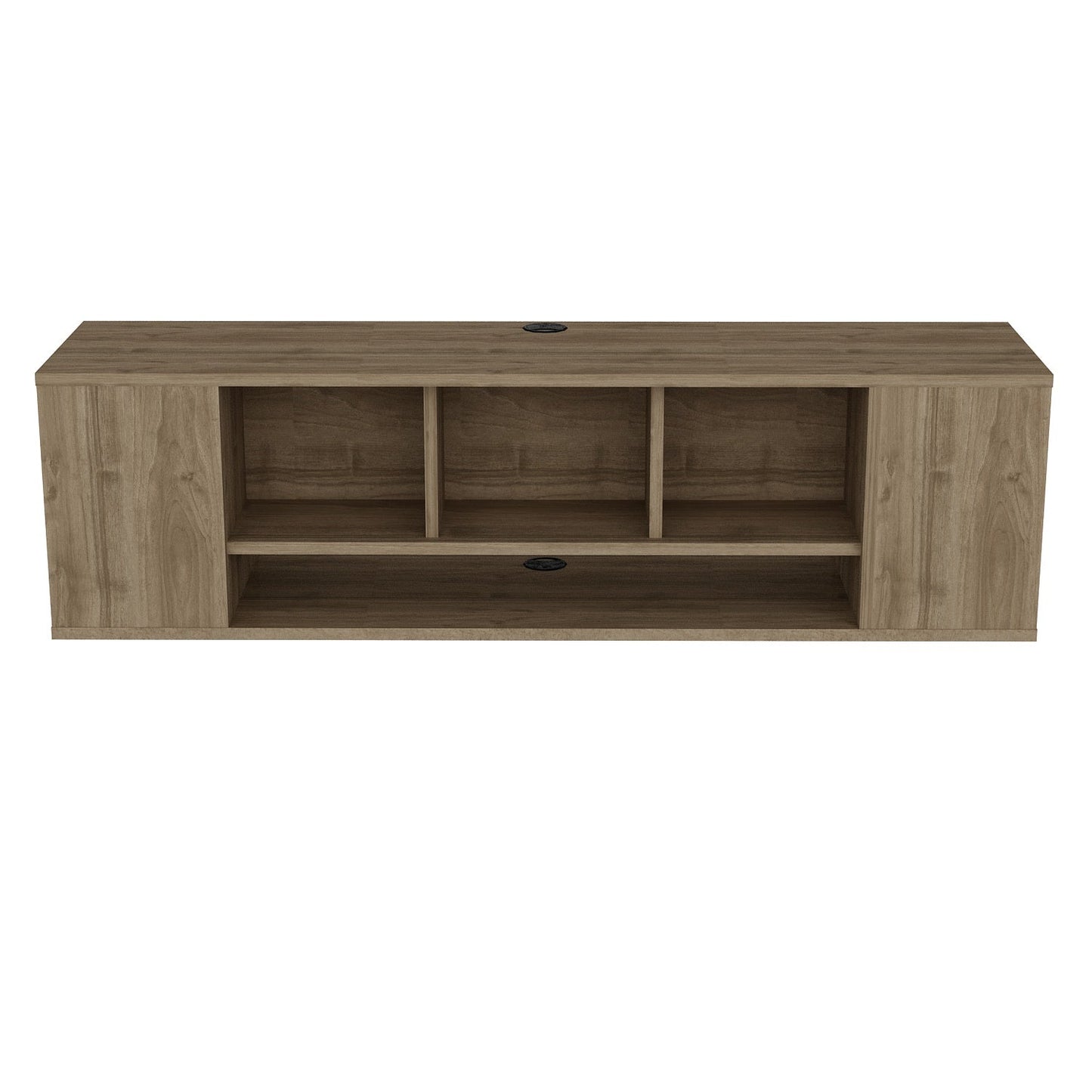 Floating TV Stand Paldi - Walnut-PAL53FTS02 Walnut 147 X 40.5 X 14.5 by DECOROTIKA | Souqify