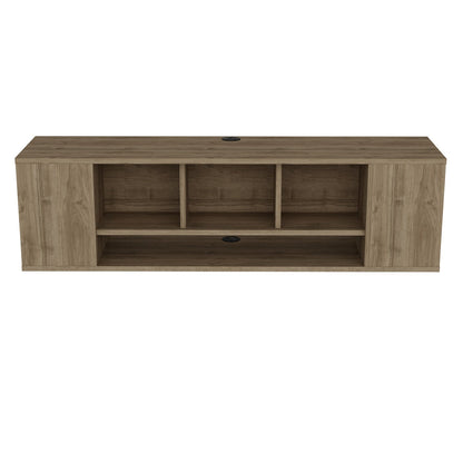 Floating TV Stand Paldi - Walnut-PAL53FTS02 Walnut 147 X 40.5 X 14.5 by DECOROTIKA | Souqify
