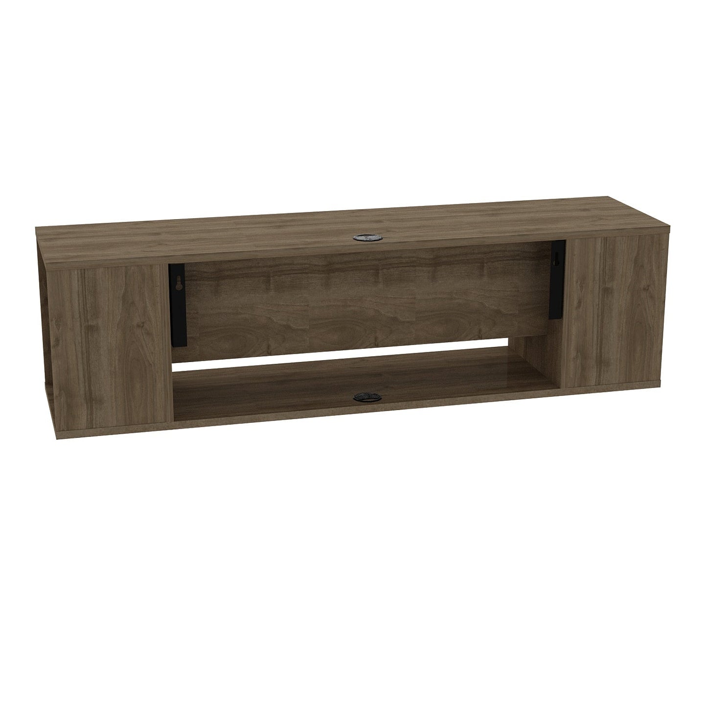 Floating TV Stand Paldi - Walnut-PAL53FTS02 Walnut 147 X 40.5 X 14.5 by DECOROTIKA | Souqify