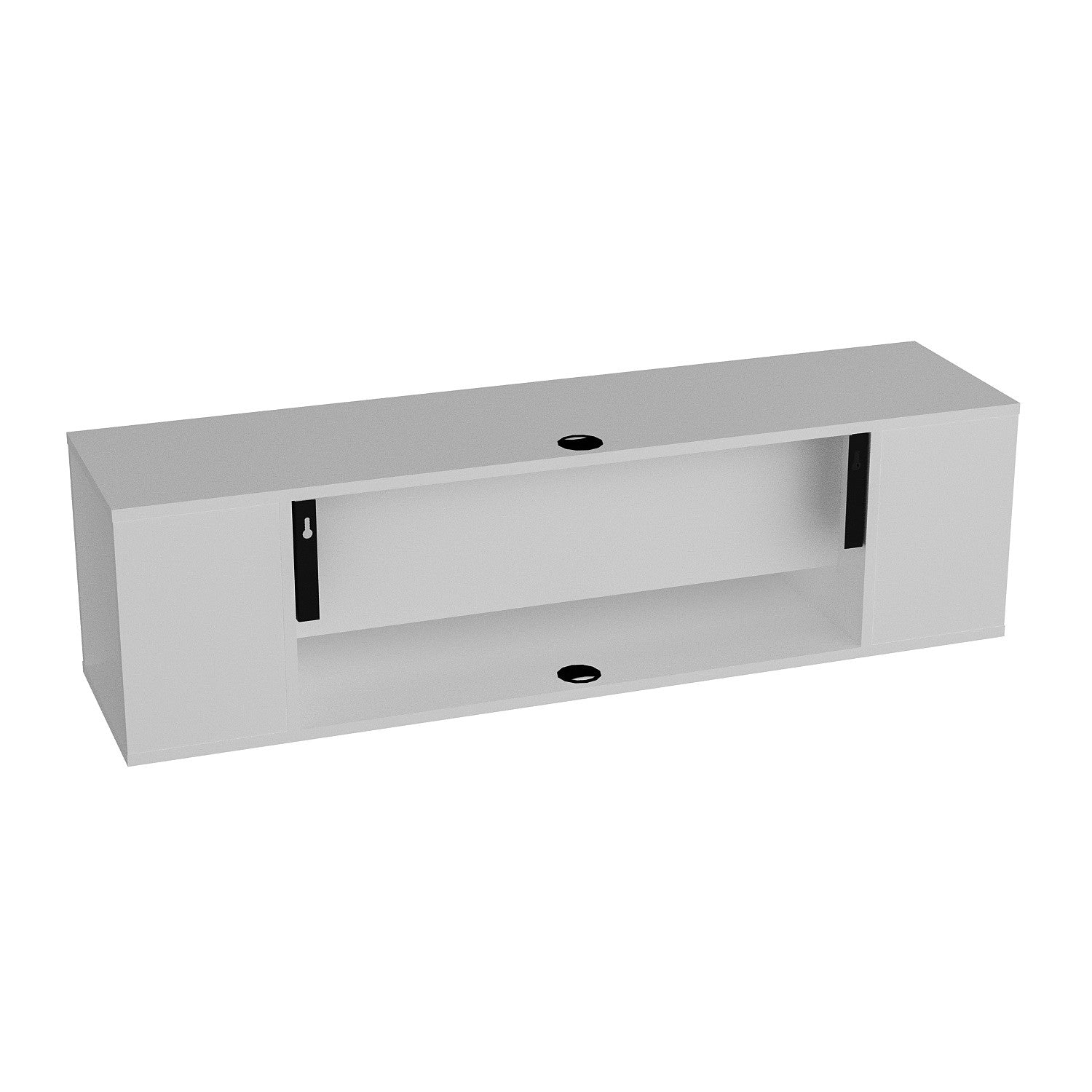 Floating TV Stand Paldi - White-PAL53FTS01 White 147 X 40.5 X 14.5 by DECOROTIKA | Souqify