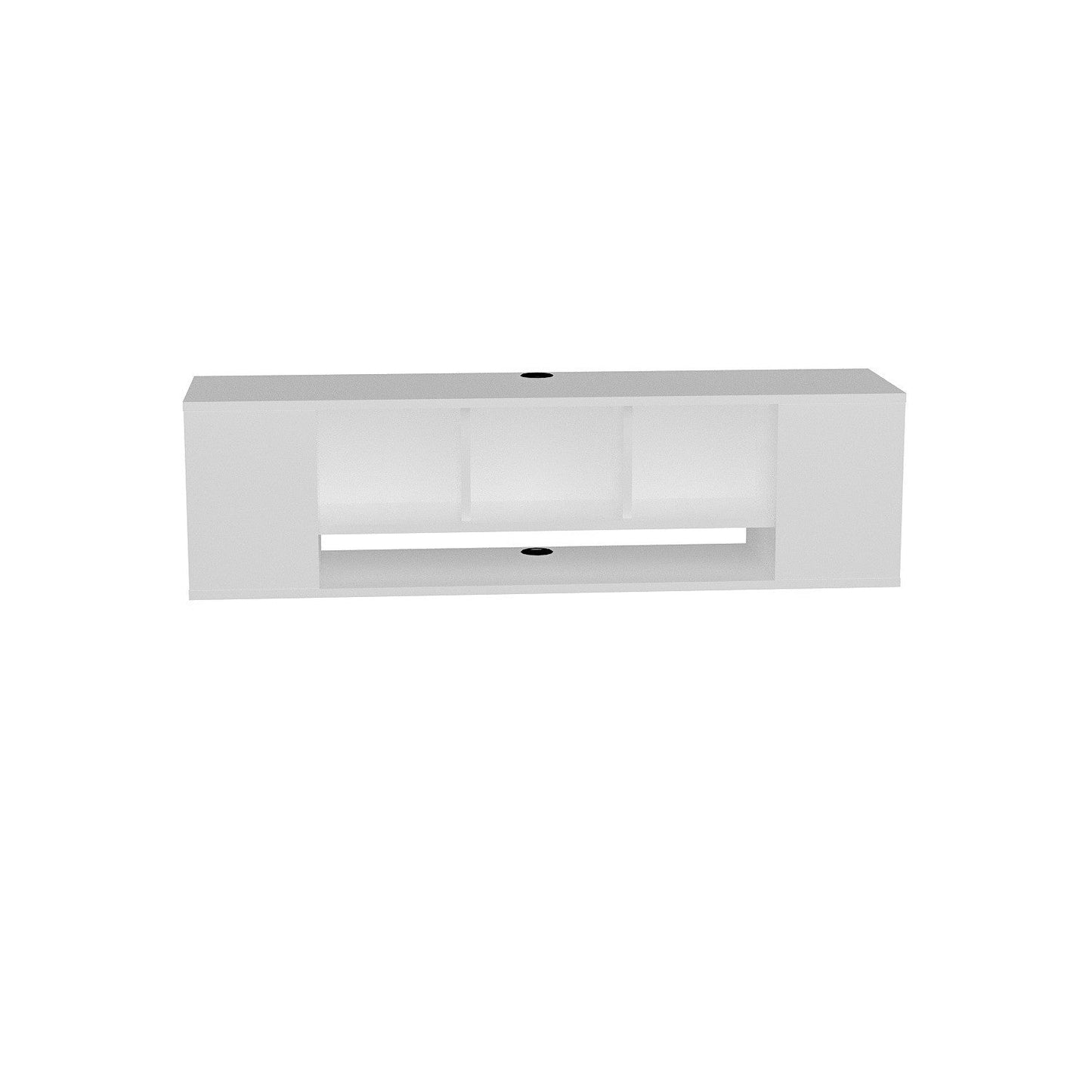 Floating TV Stand Paldi - White-PAL53FTS01 White 147 X 40.5 X 14.5 by DECOROTIKA | Souqify