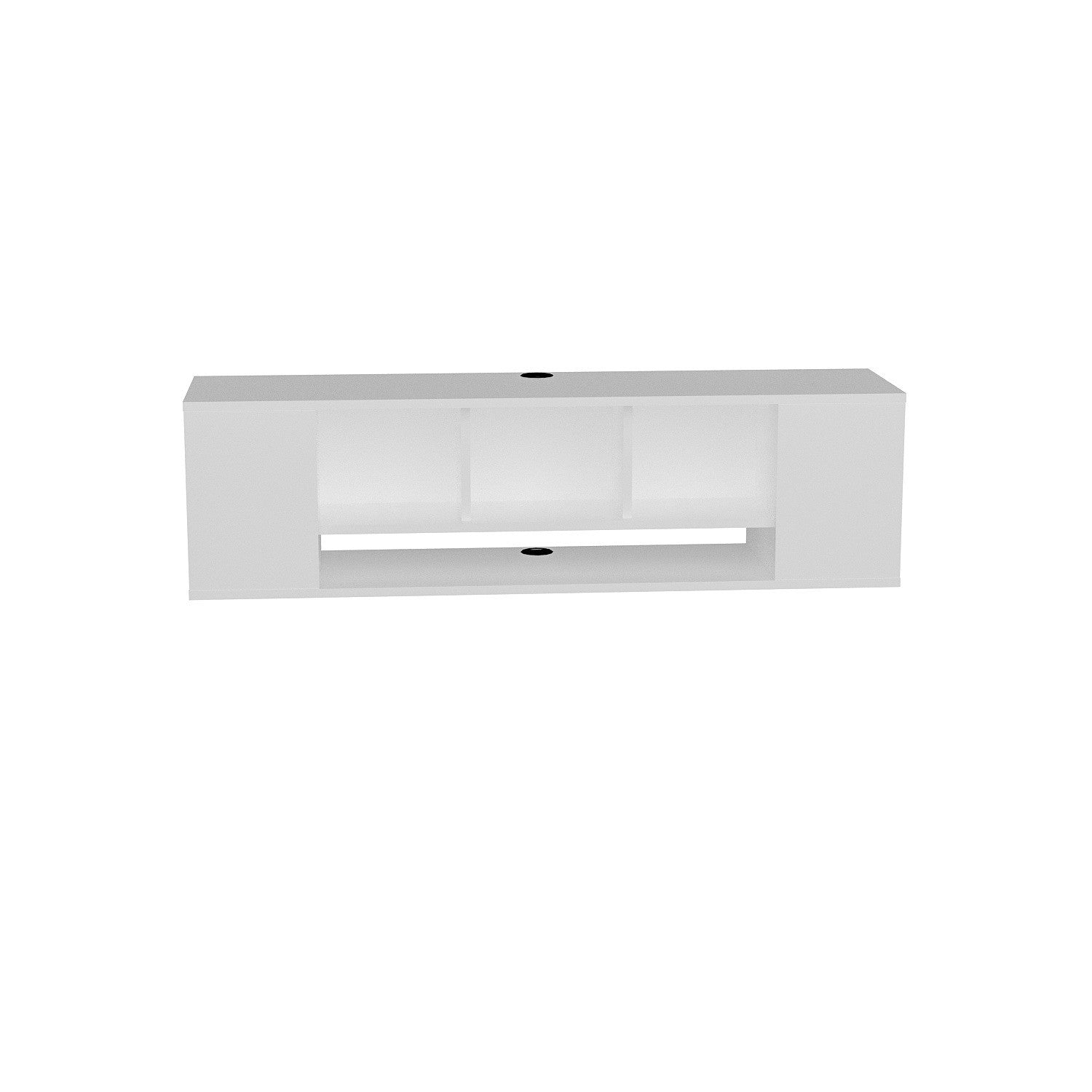 Floating TV Stand Paldi - White-PAL53FTS01 White 147 X 40.5 X 14.5 by DECOROTIKA | Souqify