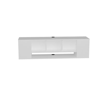 Floating TV Stand Paldi - White-PAL53FTS01 White 147 X 40.5 X 14.5 by DECOROTIKA | Souqify