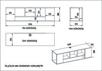 Floating TV Stand Paldi - White-PAL53FTS01 White 147 X 40.5 X 14.5 by DECOROTIKA | Souqify