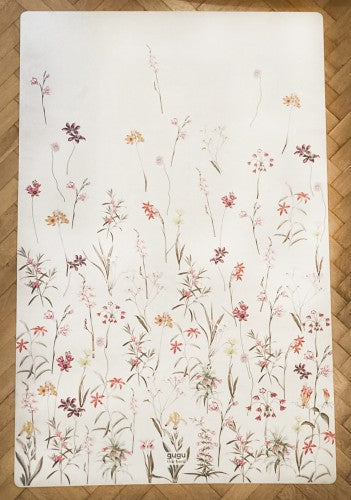 Flower Garden Big rubber mat Rectangular mat. Dimensions: 118cm x 180cm x 4mm by Dinkids-Gugu the Hero | Souqify