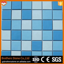 Foshan factory cheap swimming pool mosaic dark blue ceramic mosaic tile by Vivid Tiles | Souqify