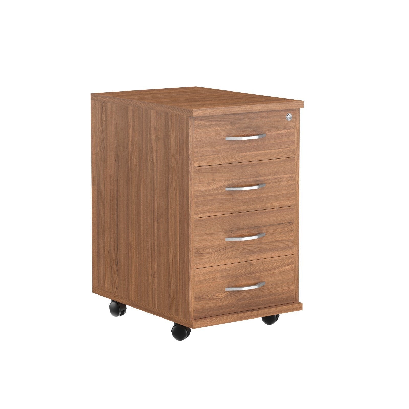FOUR DRAWER MOBILE PEDESTAL, MADE IN E1 LAMINATE CHIPBOARD by Treejar | Souqify
