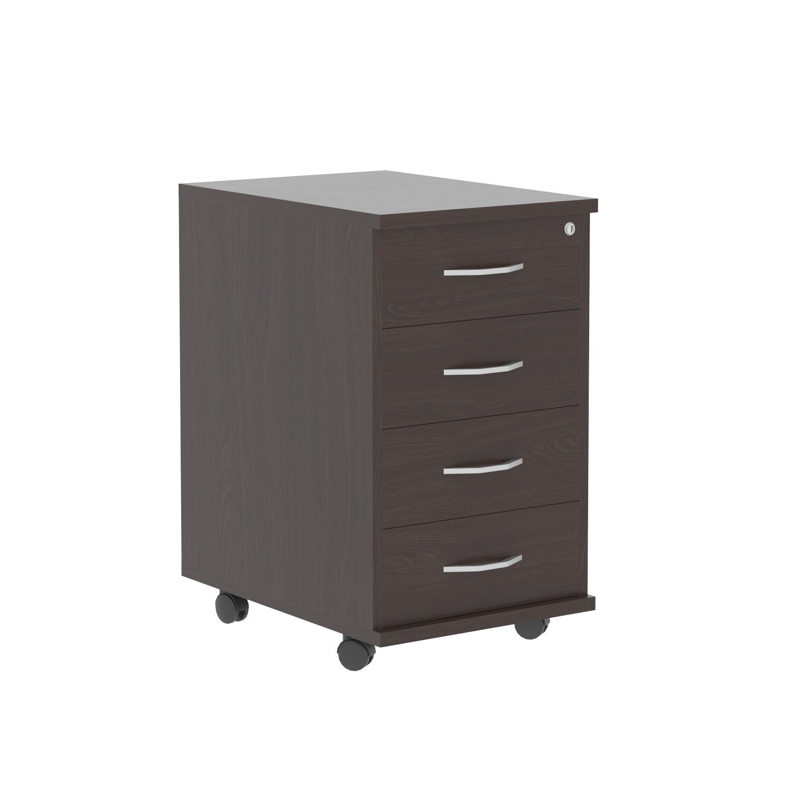FOUR DRAWER MOBILE PEDESTAL, MADE IN E1 LAMINATE CHIPBOARD by Treejar | Souqify