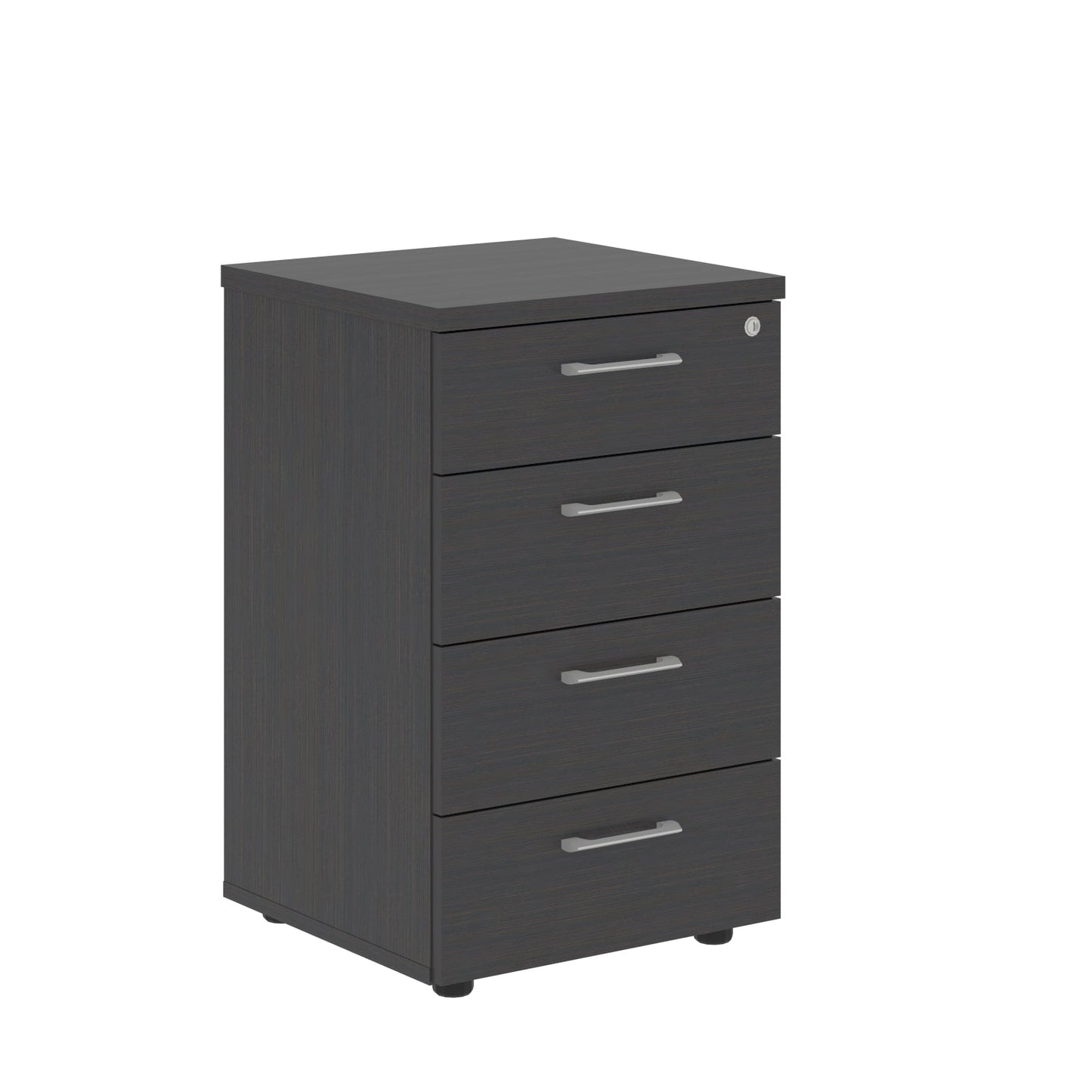 FOUR DRAWER PEDESTAL, MADE IN E1 LAMINATE CHIPBOARD by Treejar | Souqify