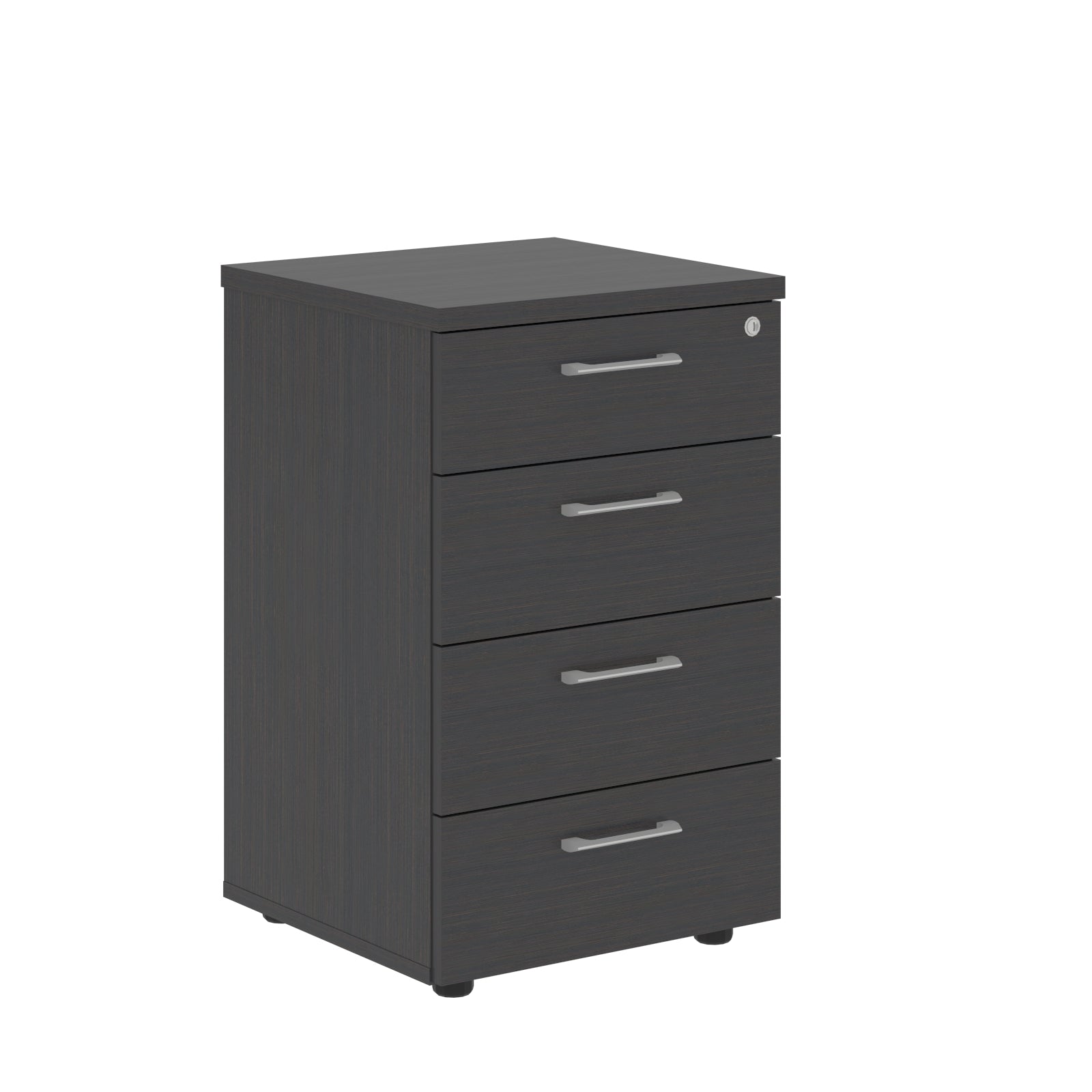 FOUR DRAWER PEDESTAL, MADE IN E1 LAMINATE CHIPBOARD by Treejar | Souqify