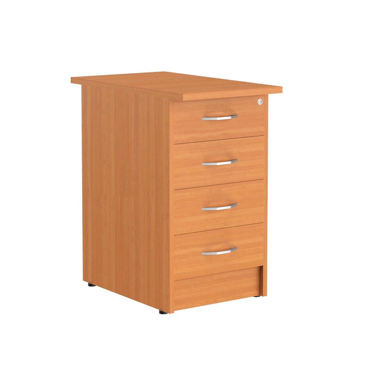 FOUR DRAWER PEDESTAL, MADE IN E1 LAMINATE CHIPBOARD by Treejar | Souqify