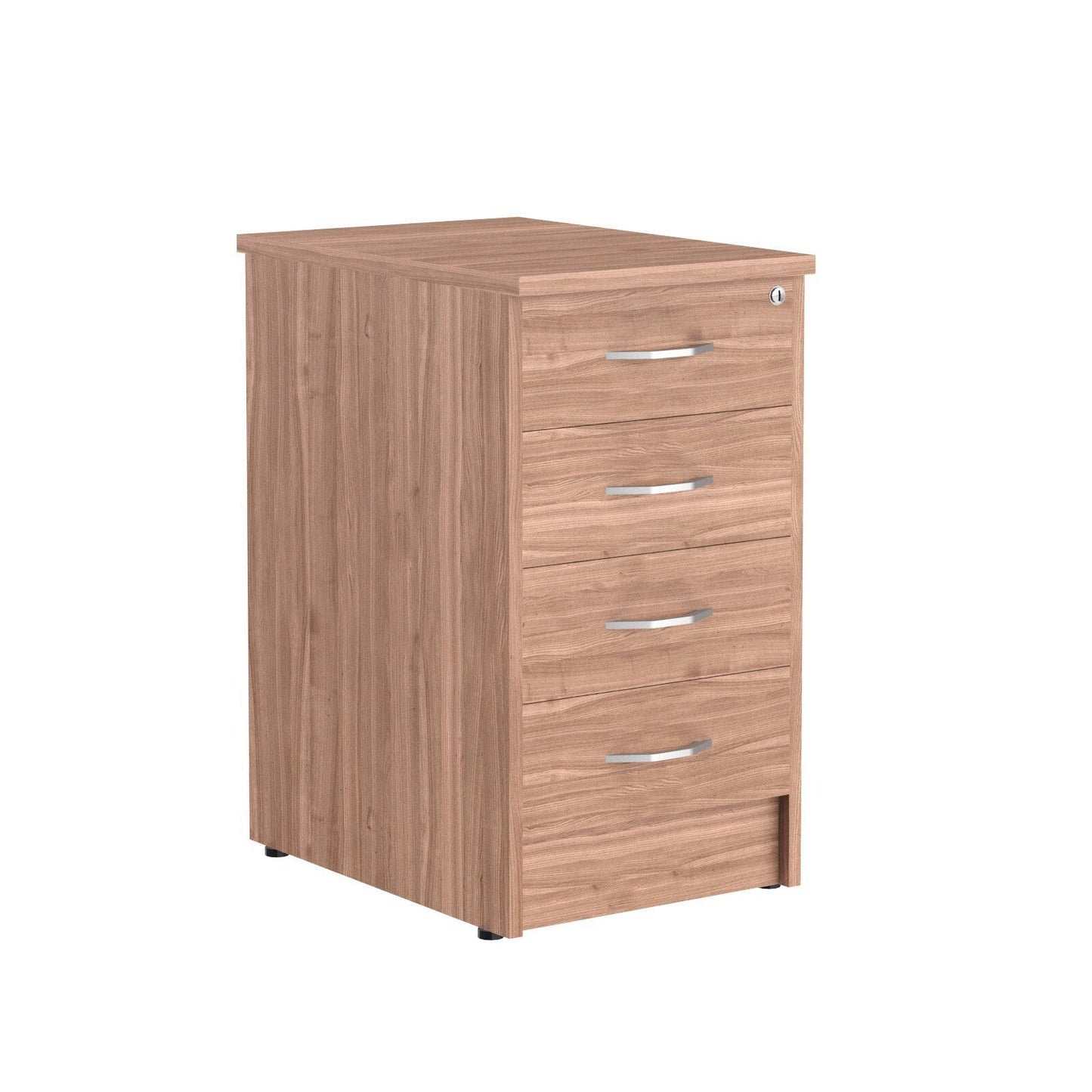 FOUR DRAWER PEDESTAL, MADE IN E1 LAMINATE CHIPBOARD by Treejar | Souqify