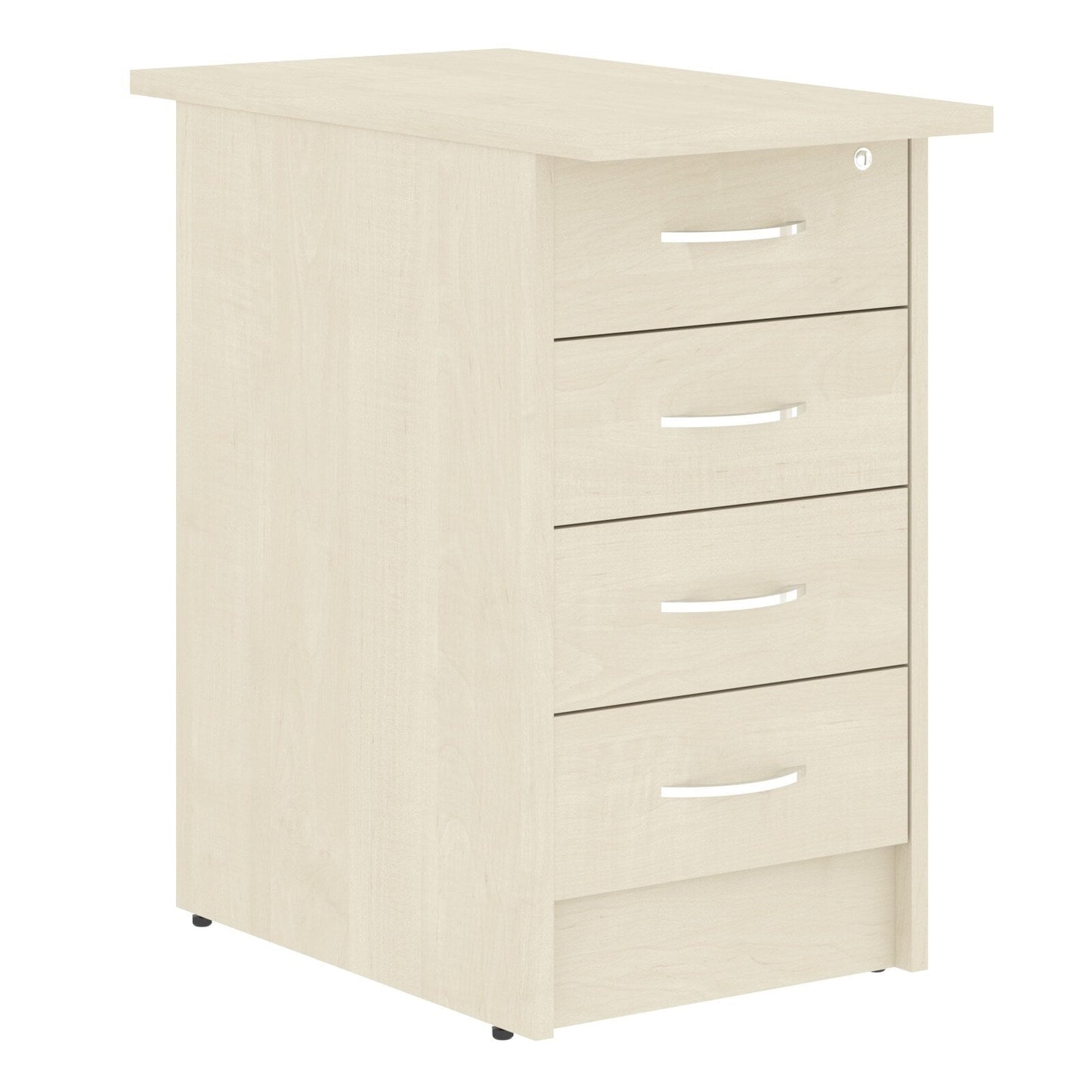 FOUR DRAWER PEDESTAL, MADE IN E1 LAMINATE CHIPBOARD by Treejar | Souqify