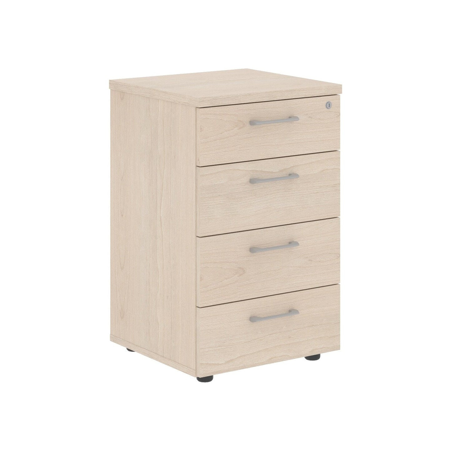 FOUR DRAWER PEDESTAL, MADE IN E1 LAMINATE CHIPBOARD by Treejar | Souqify