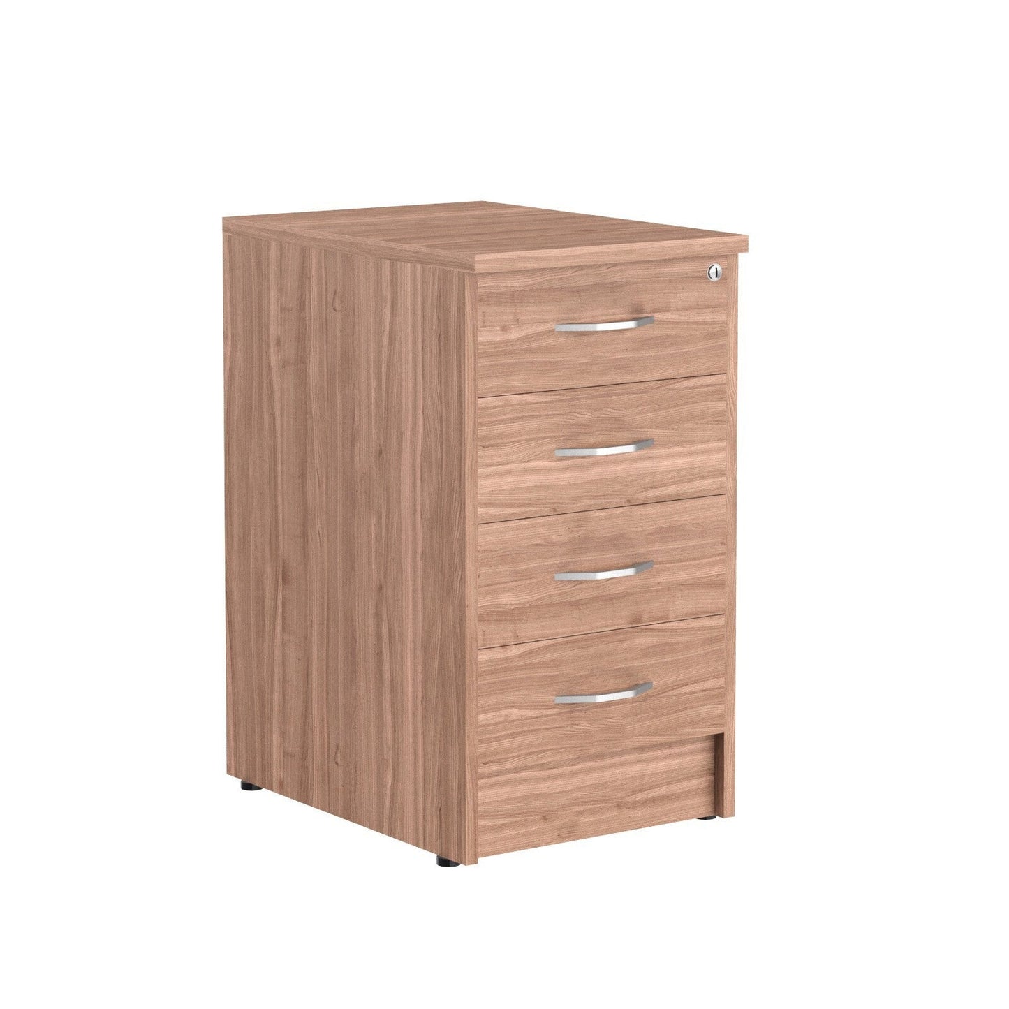 FOUR DRAWER PEDESTAL, MADE IN E1 LAMINATE CHIPBOARD by Treejar | Souqify