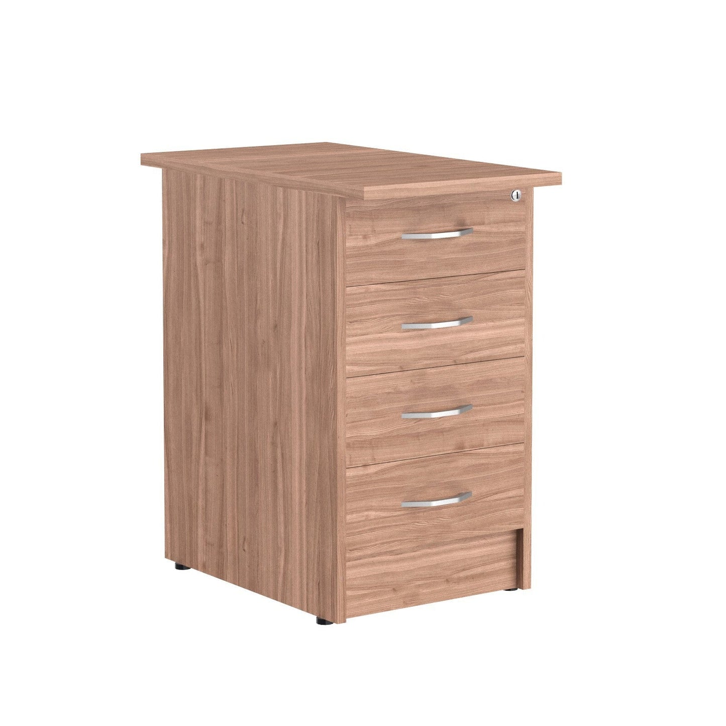 FOUR DRAWER PEDESTAL, MADE IN E1 LAMINATE CHIPBOARD by Treejar | Souqify