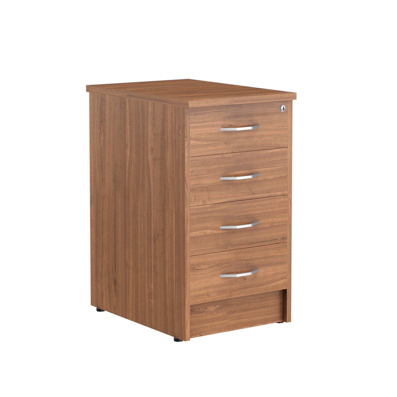 FOUR DRAWER PEDESTAL, MADE IN E1 LAMINATE CHIPBOARD by Treejar | Souqify