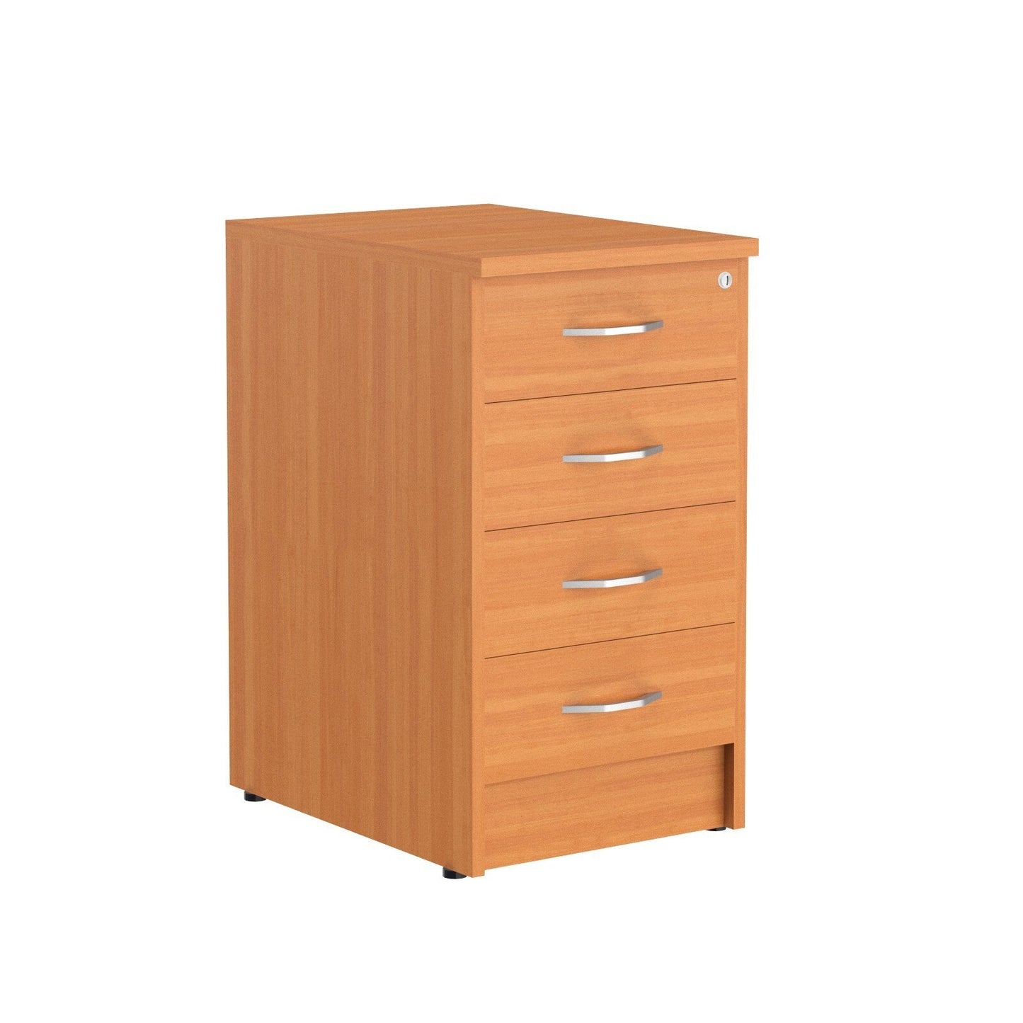 FOUR DRAWER PEDESTAL, MADE IN E1 LAMINATE CHIPBOARD by Treejar | Souqify