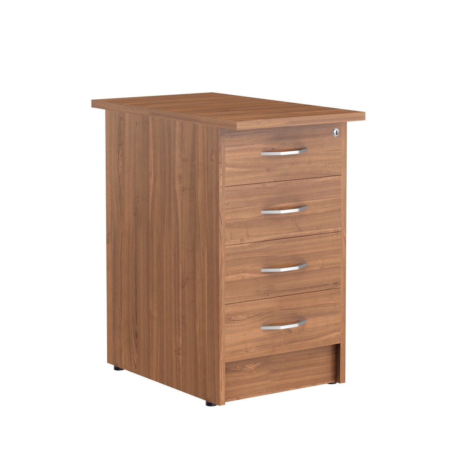 FOUR DRAWER PEDESTAL, MADE IN E1 LAMINATE CHIPBOARD by Treejar | Souqify