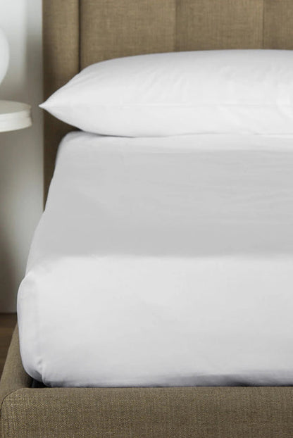Frette Flat Cotton Percale Bottom Sheet by 4 | Souqify
