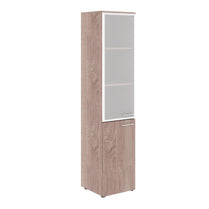 FULL HEIGHT CABINET, MADE IN E1 LAMINATE CHIPBOARD, WITH GLASS SWING DOOR by Treejar | Souqify