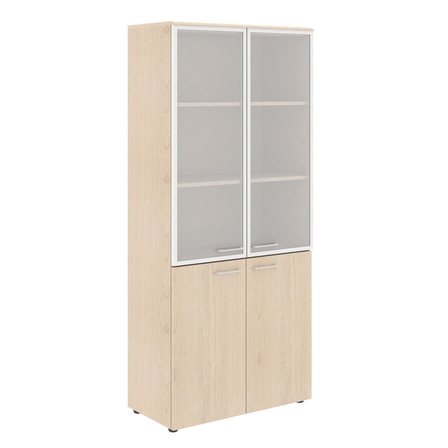 FULL HEIGHT CABINET, MADE IN E1 LAMINATE CHIPBOARD, WITH GLASS SWING DOOR by Treejar | Souqify