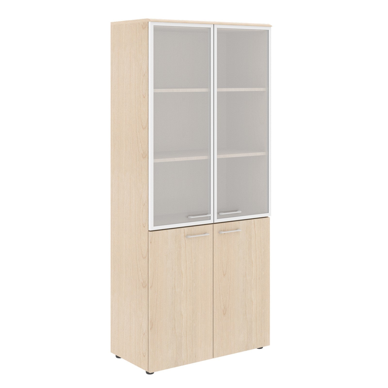 FULL HEIGHT CABINET, MADE IN E1 LAMINATE CHIPBOARD, WITH GLASS SWING DOOR by Treejar | Souqify