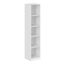 FULL HEIGHT CABINET MADE IN E1 LAMINATE CHIPBOARD WITH OPEN SHELF 386x359x1817 White by Treejar | Souqify