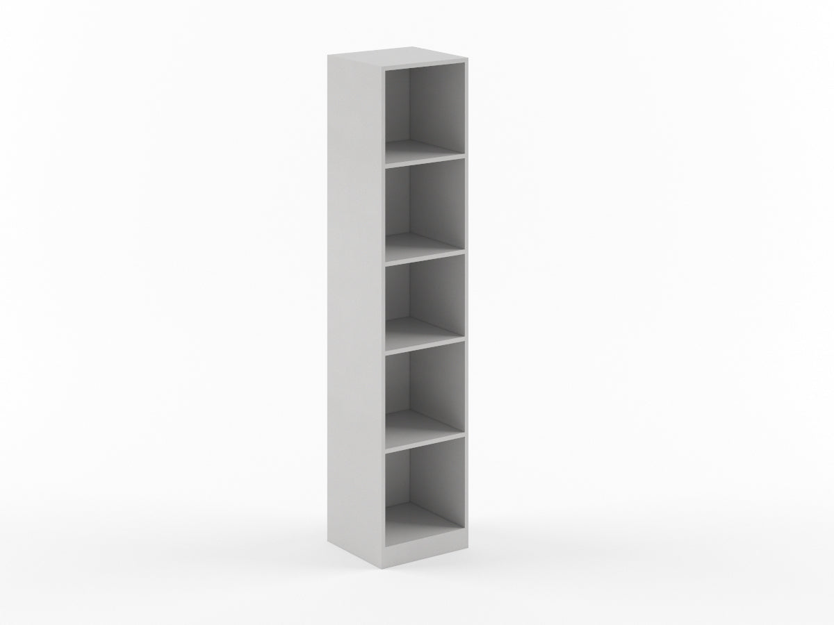 FULL HEIGHT CABINET MADE IN E1 LAMINATE CHIPBOARD WITH OPEN SHELF 386x359x1817 White by Treejar | Souqify