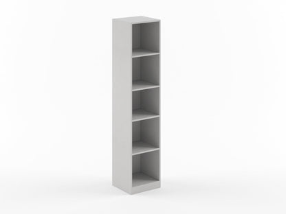 FULL HEIGHT CABINET MADE IN E1 LAMINATE CHIPBOARD WITH OPEN SHELF 386x359x1817 White by Treejar | Souqify